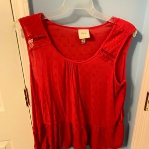 Sleeveless top. Never worn but doesn’t have tags.